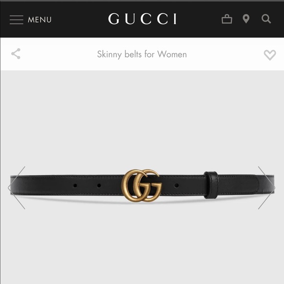 Gucci Accessories - Gucci women’s black belt